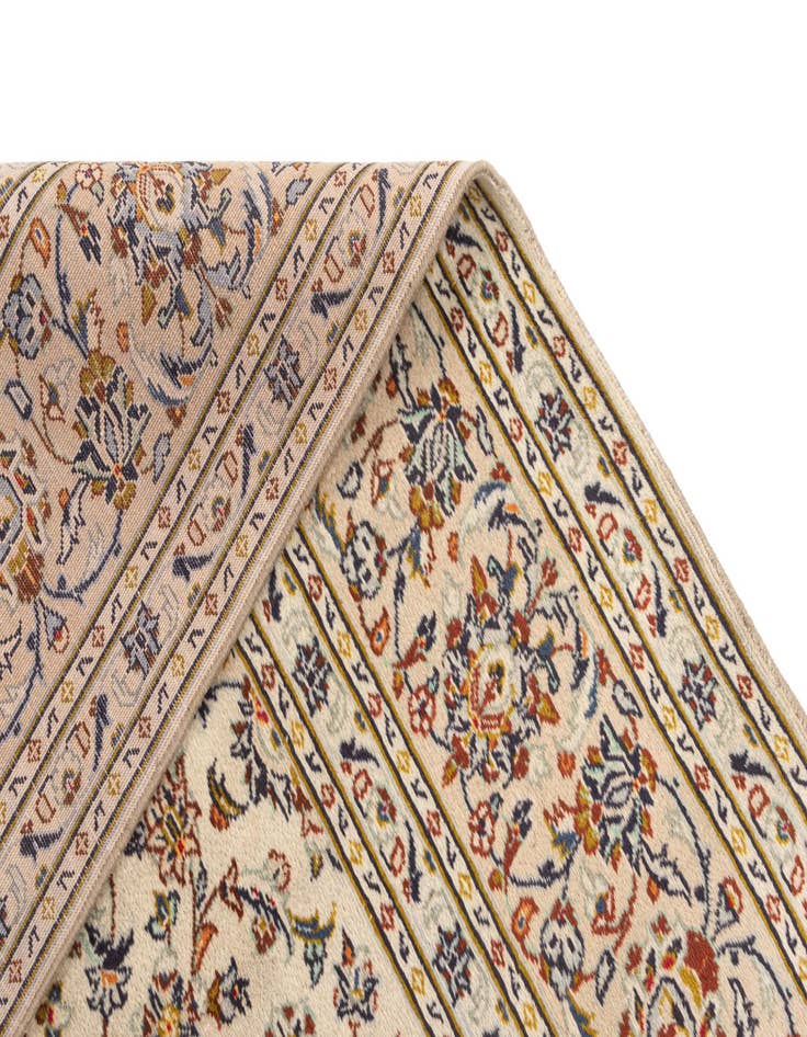 Detail image of  6' 7 x 10' 2 Kashan Wool Rug