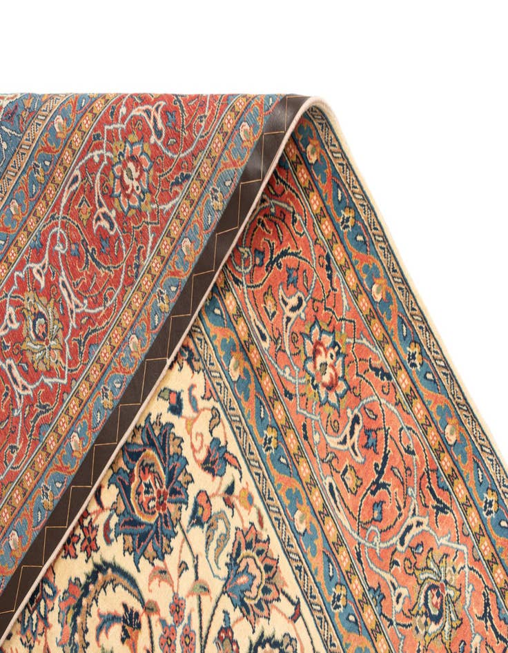 Detail image of  9' 4 x 12' 11 Kashan Wool Rug