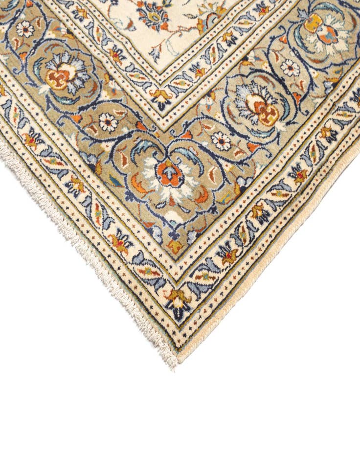 Detail image of  9' 1 x 11' 7 Kashan Wool Rug