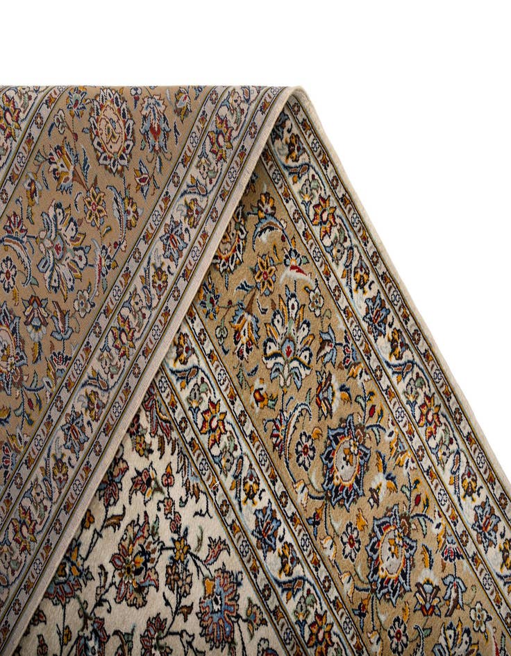 Detail image of  9' 8 x 12' 11 Kashan Wool Rug