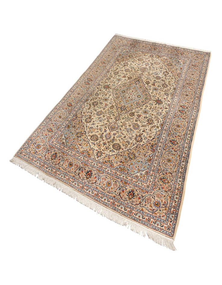 Detail image of  8' 3 x 11' 3 Kashan Wool Rug