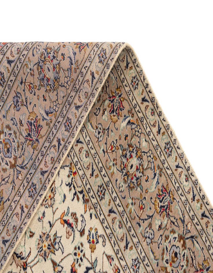 Detail image of  8' x 11' 8 Kashan Wool Rug