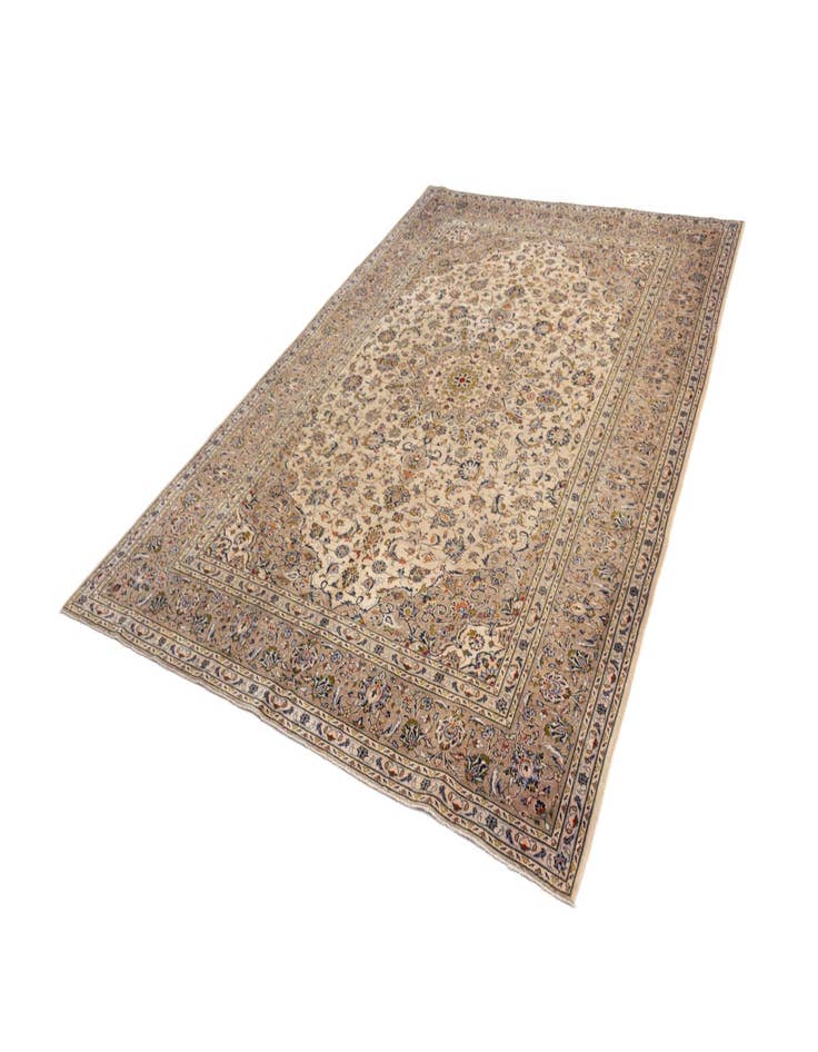 Detail image of  8' x 11' 2 Kashan Wool Rug