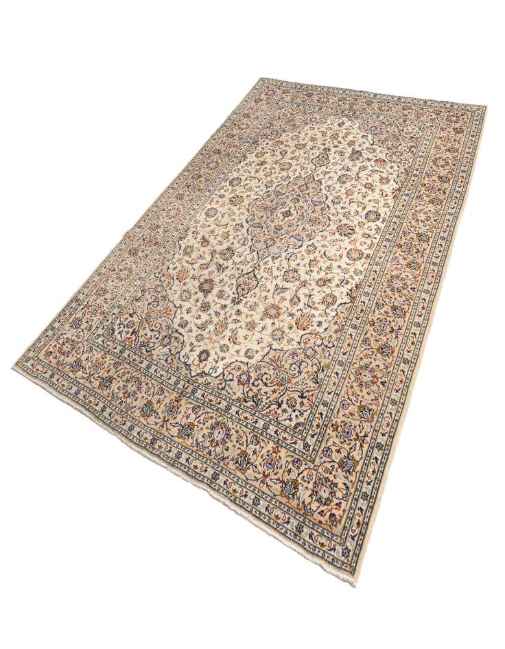 Detail image of  7' 11 x 11' 1 Kashan Wool Rug