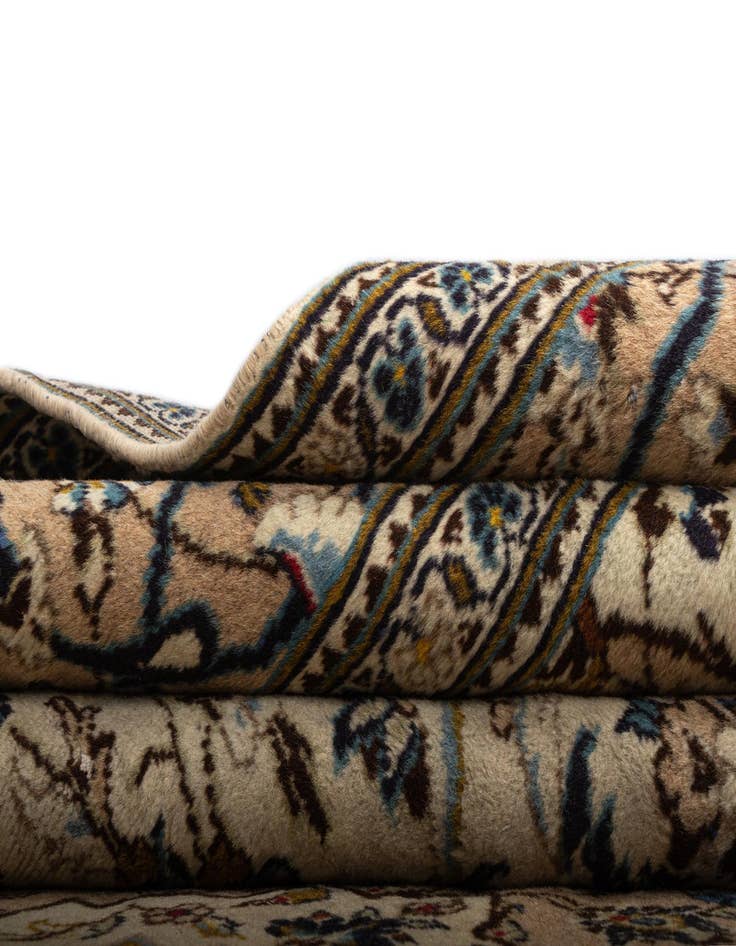 Detail image of  8' x 11' 9 Kashan Wool Rug