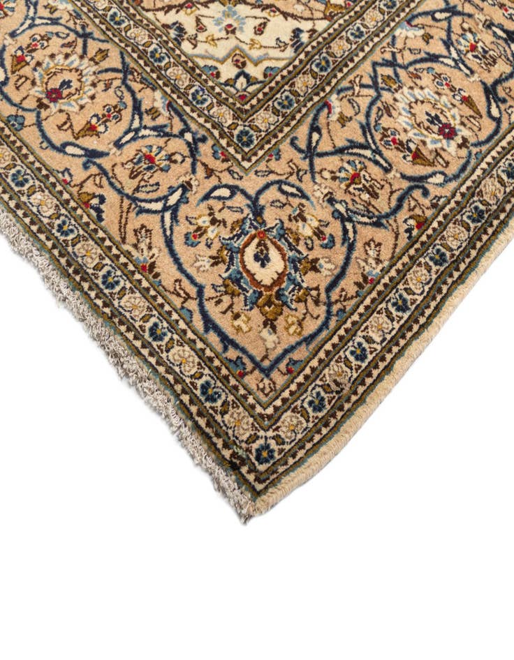 Detail image of  8' x 11' 9 Kashan Wool Rug