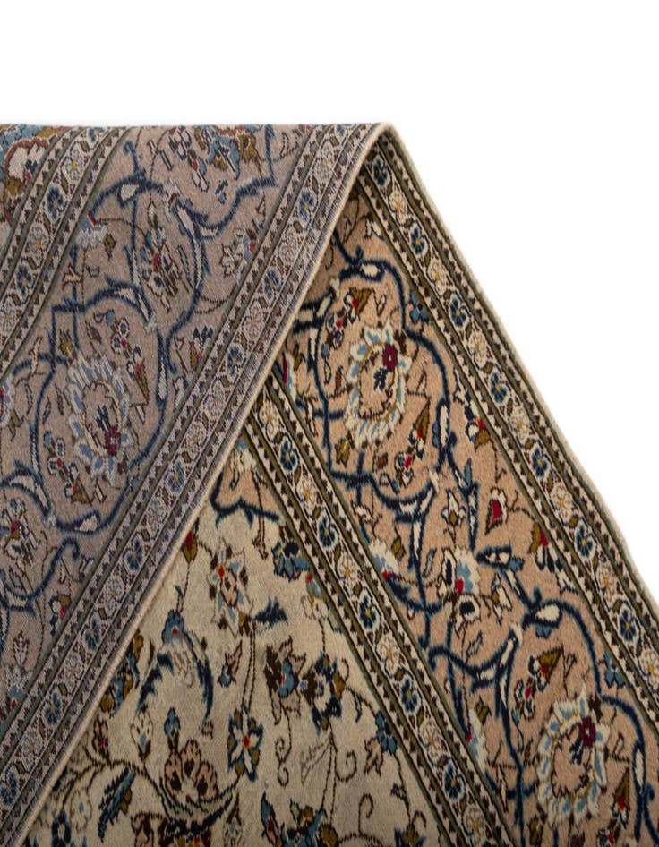 Detail image of  8' x 11' 9 Kashan Wool Rug