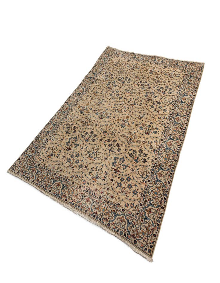 Detail image of  7' 3 x 10' 1 Kashan Wool Rug