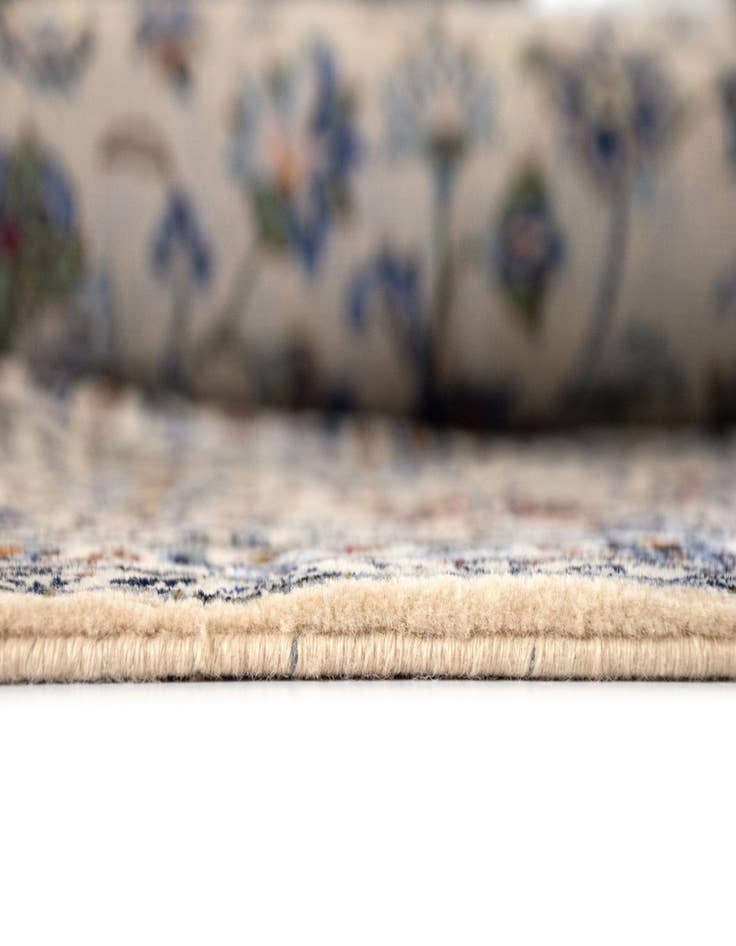 Detail image of  9' 9 x 12' 11  Hand Knotted Kashan Persian Wool Rug