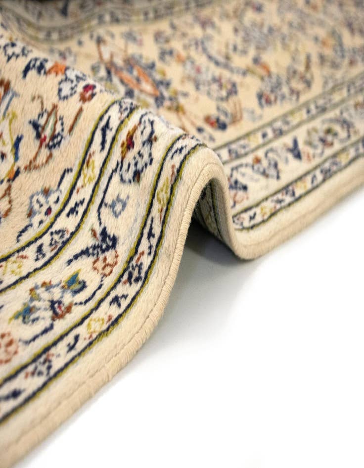 Detail image of  8' x 11' 2  Hand Knotted Kashan Persian Wool Rug