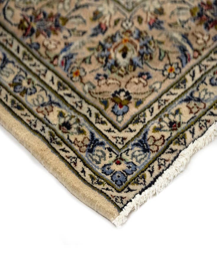 Detail image of  8' x 11' 2  Hand Knotted Kashan Persian Wool Rug