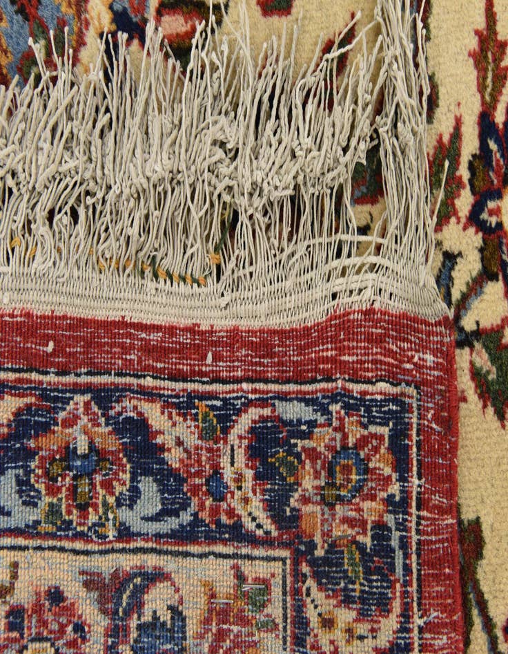 Detail image of  10' 3 x 12' 9  Hand Knotted Kashan Persian Wool Rug