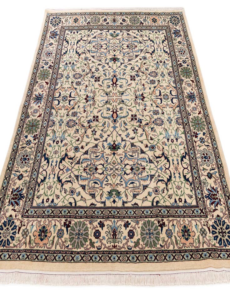 Detail image of  8' 1 x 10' 2  Hand Knotted Kashan Wool Rug