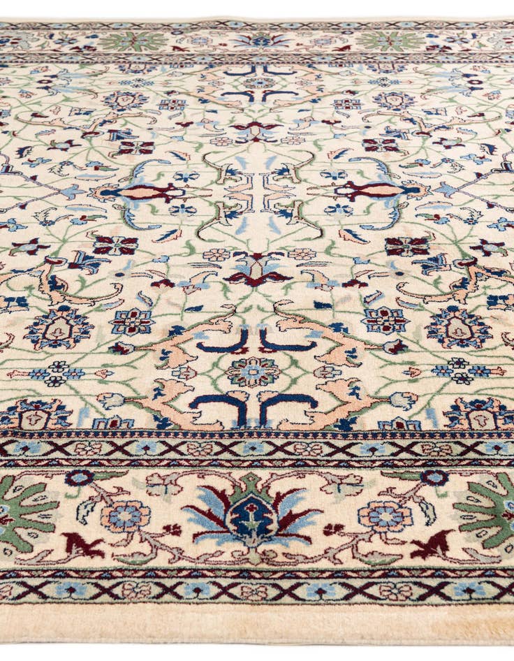 Detail image of  8' 1 x 10' 2  Hand Knotted Kashan Wool Rug