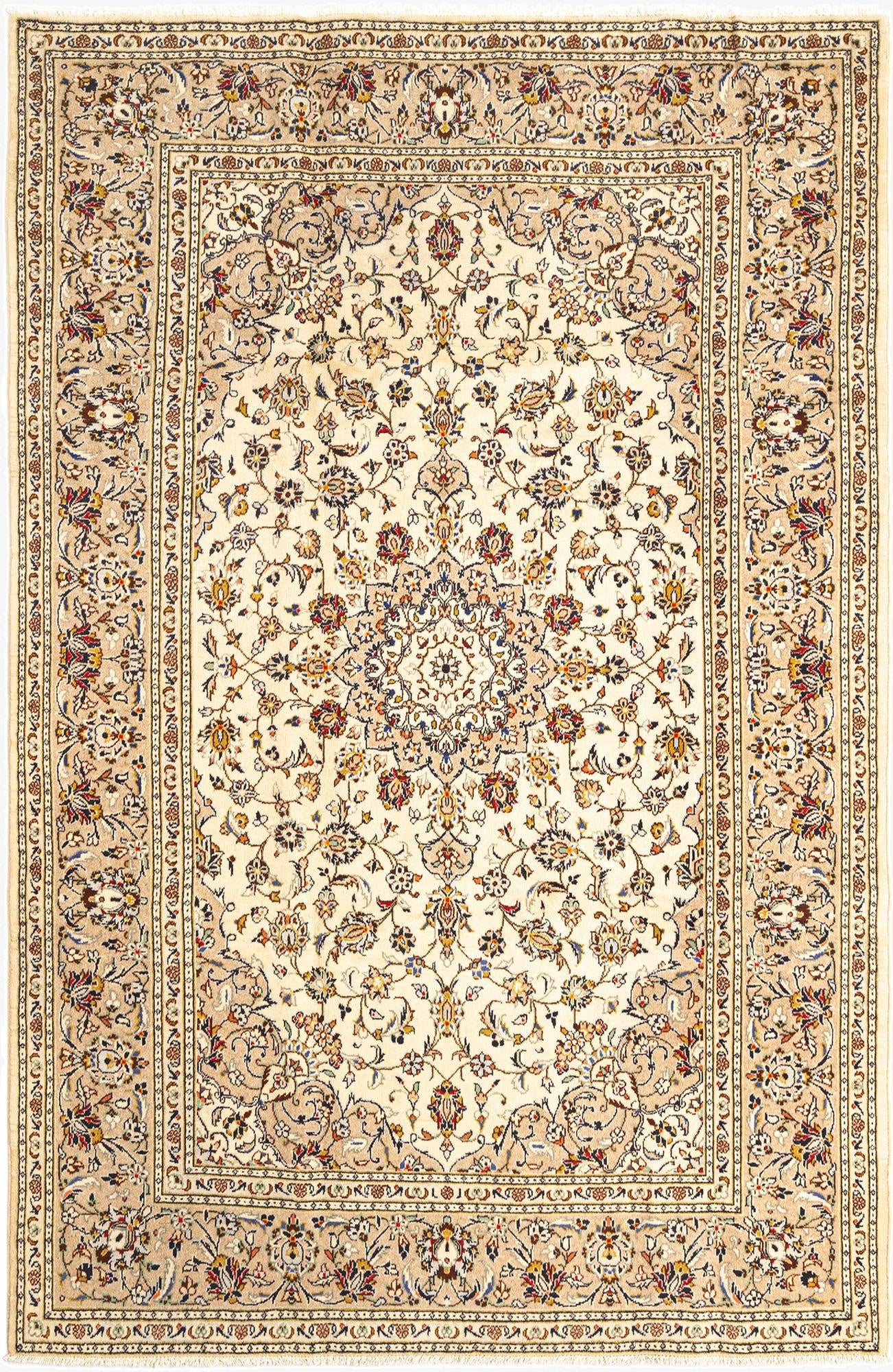  6' 7 x 10' 2 Kashan Rug