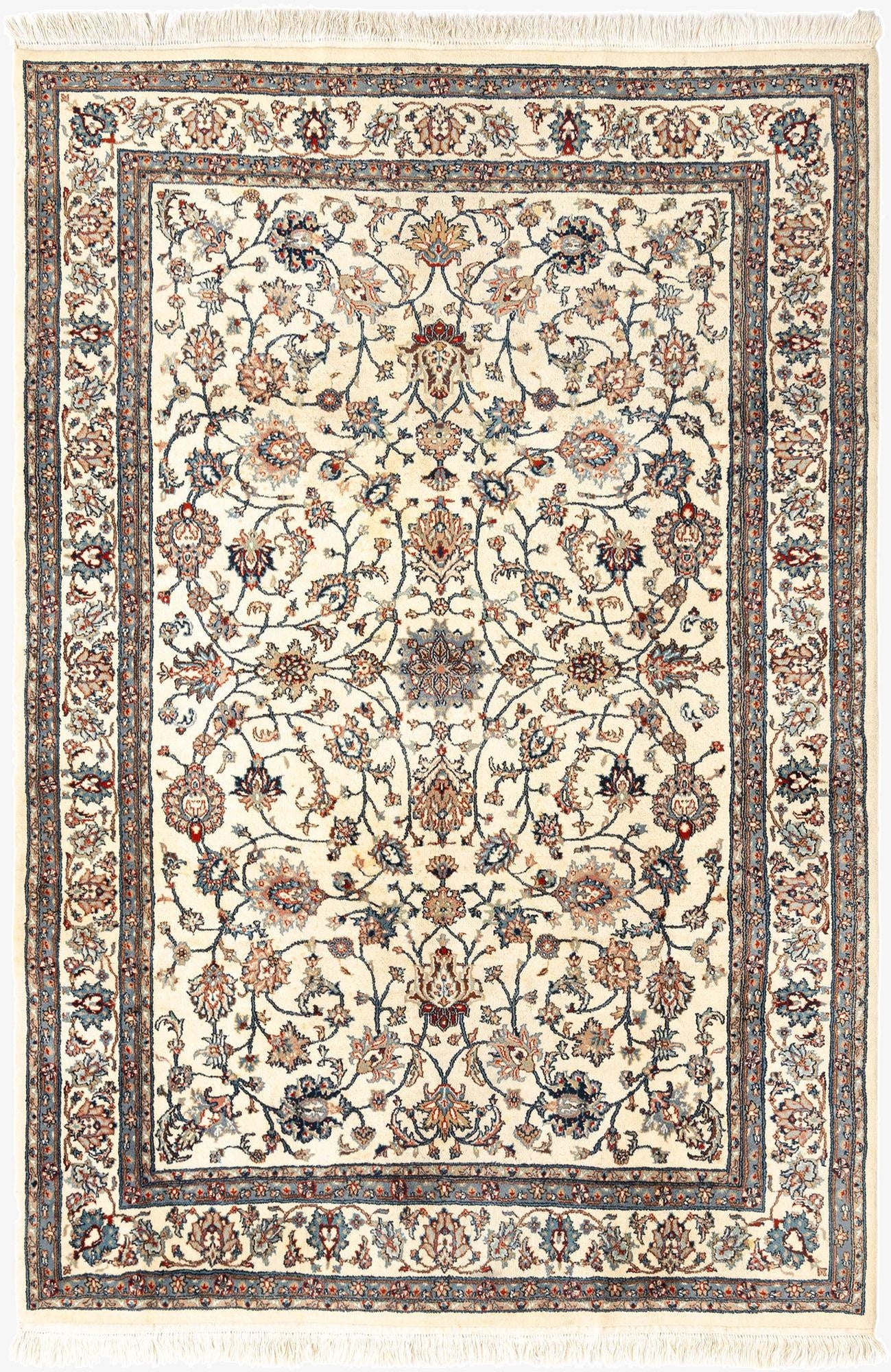  6' x 8' 9 Kashan Wool Rug