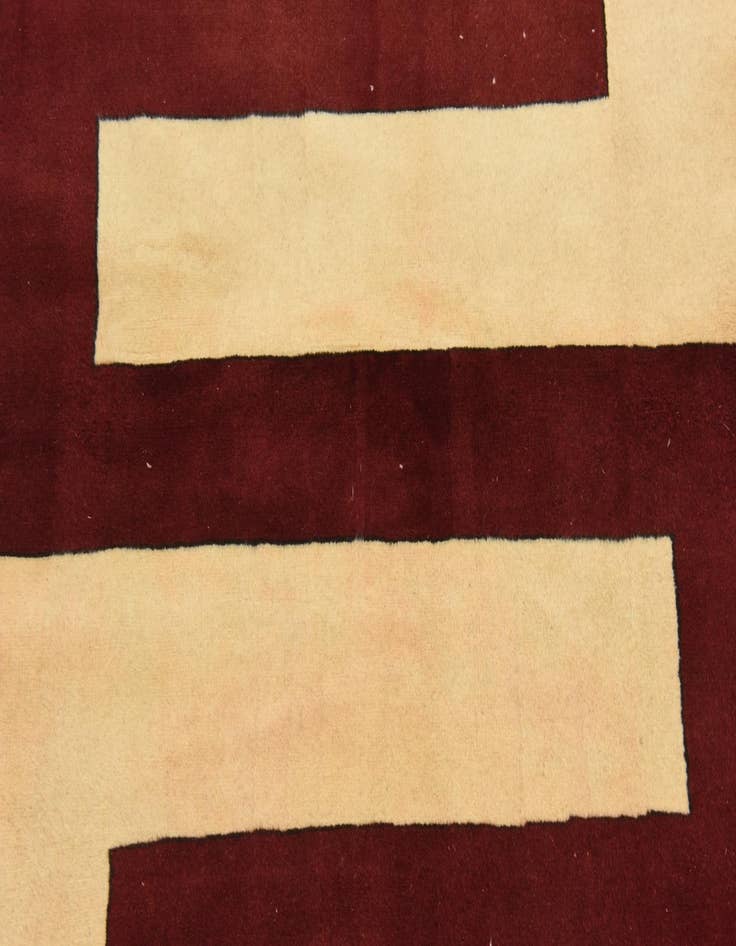 Detail image of  3' 7 x 4' 10  Hand Knotted Kashkuli Gabbeh Persian Wool Rug