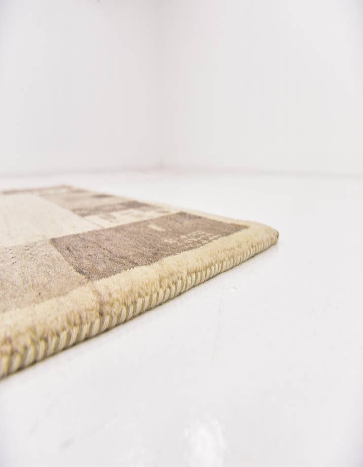 Detail image of  3' 10 x 6'  Hand Knotted Kashkuli Gabbeh Wool Rug