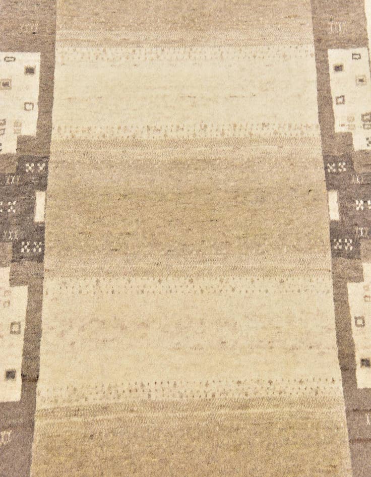 Detail image of 3' 10 x 6' Hand Knotted Kashkuli Gabbeh Wool Rug