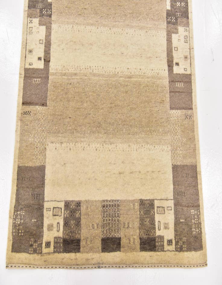 Detail image of 3' 10 x 6' Hand Knotted Kashkuli Gabbeh Wool Rug