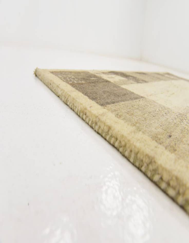 Detail image of  4' x 6'  Hand Knotted Kashkuli Gabbeh Wool Rug