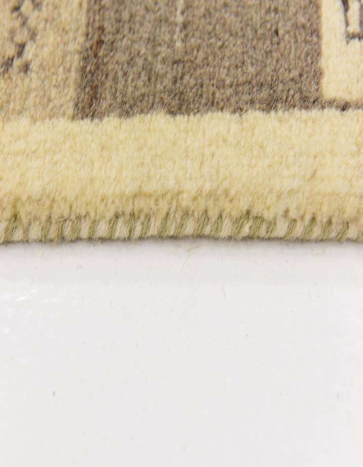 Detail image of  4' x 6'  Hand Knotted Kashkuli Gabbeh Wool Rug