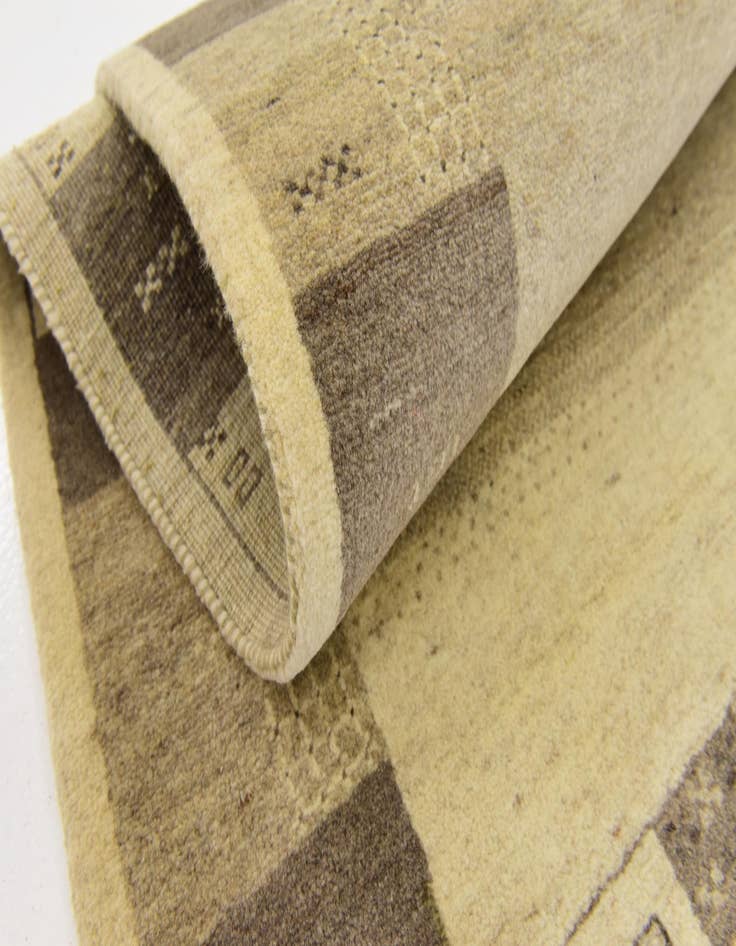 Detail image of  4' x 6'  Hand Knotted Kashkuli Gabbeh Wool Rug