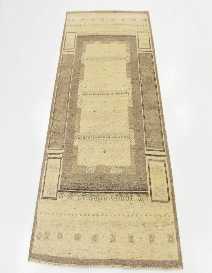 Detail image of  3' 10 x 5' 8  Hand Knotted Kashkuli Gabbeh Wool Rug