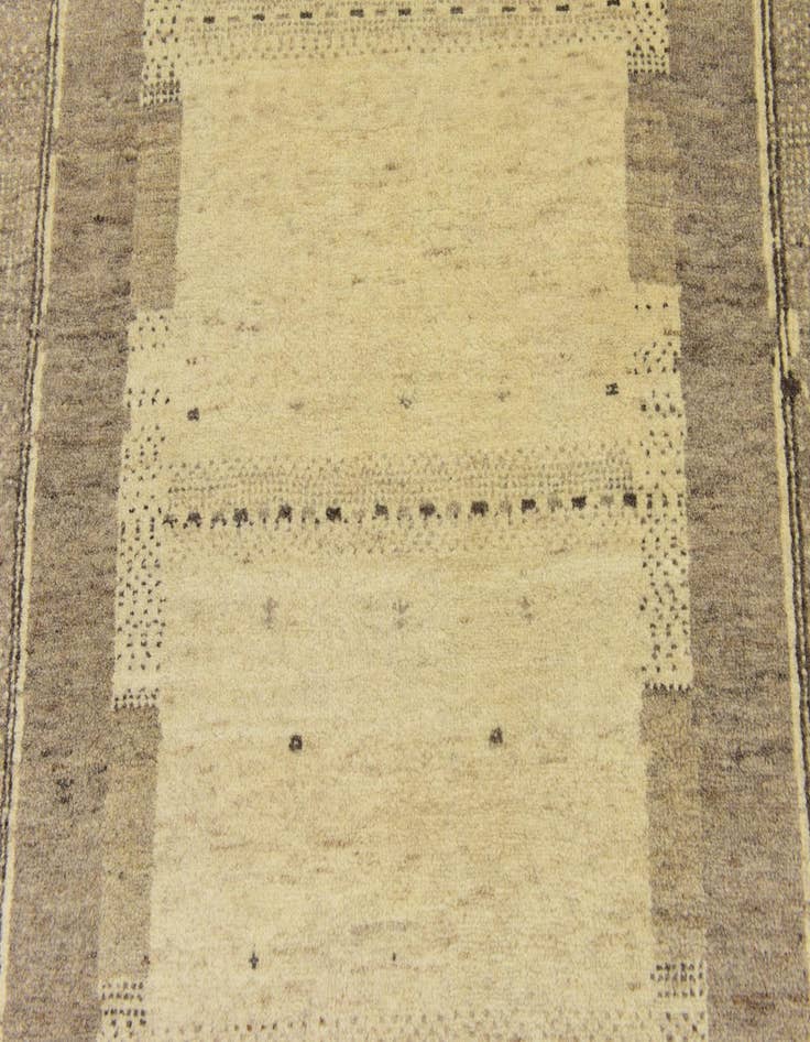 Detail image of  3' 10 x 5' 8  Hand Knotted Kashkuli Gabbeh Wool Rug