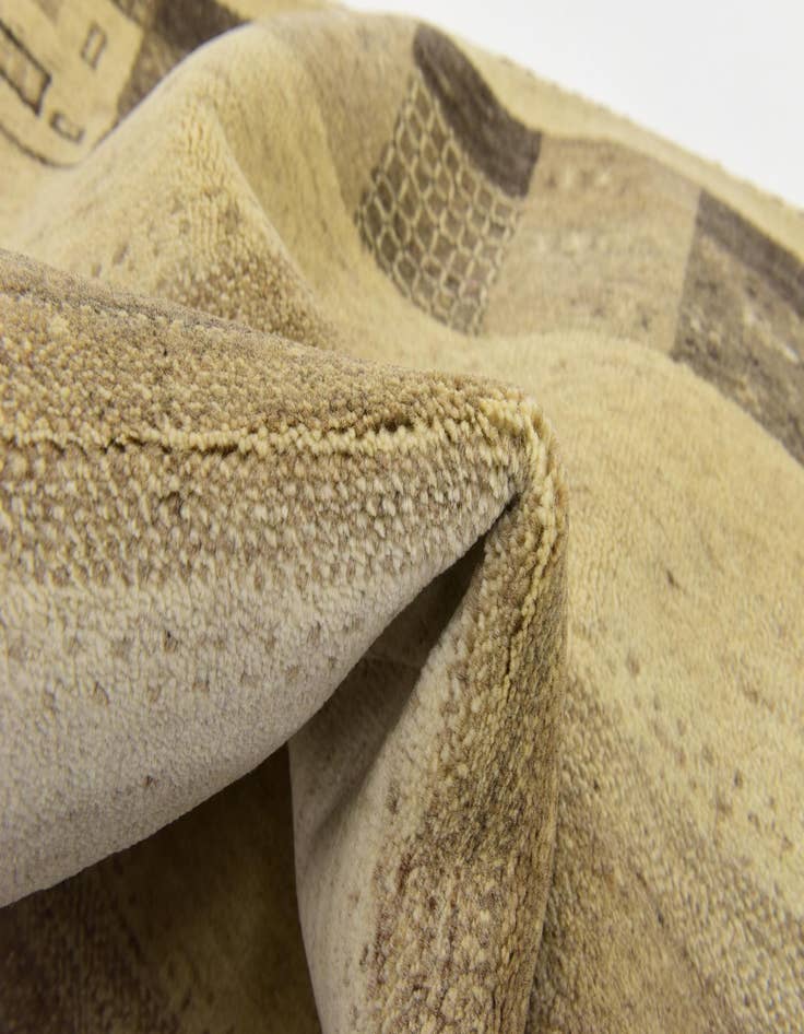 Detail image of  4' x 6' 2  Hand Knotted Kashkuli Gabbeh Wool Rug