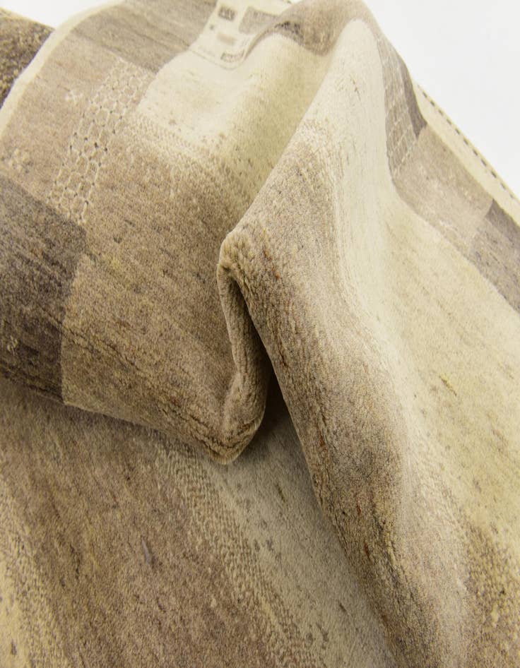 Detail image of  4' x 5' 9  Hand Knotted Kashkuli Gabbeh Wool Rug