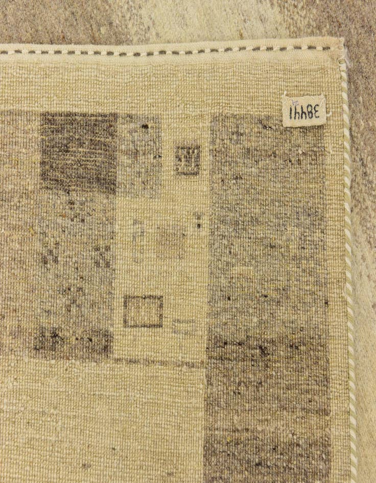 Detail image of  4' x 5' 9  Hand Knotted Kashkuli Gabbeh Wool Rug