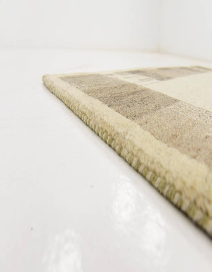 Detail image of  4' x 5' 9  Hand Knotted Kashkuli Gabbeh Wool Rug