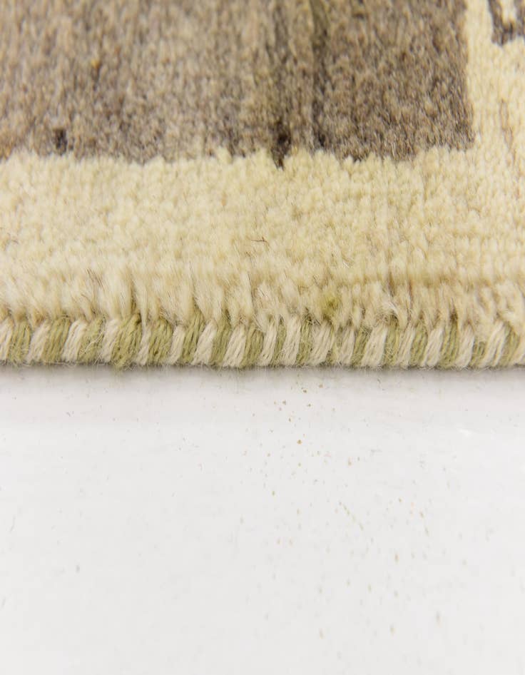 Detail image of  4' x 5' 9  Hand Knotted Kashkuli Gabbeh Wool Rug