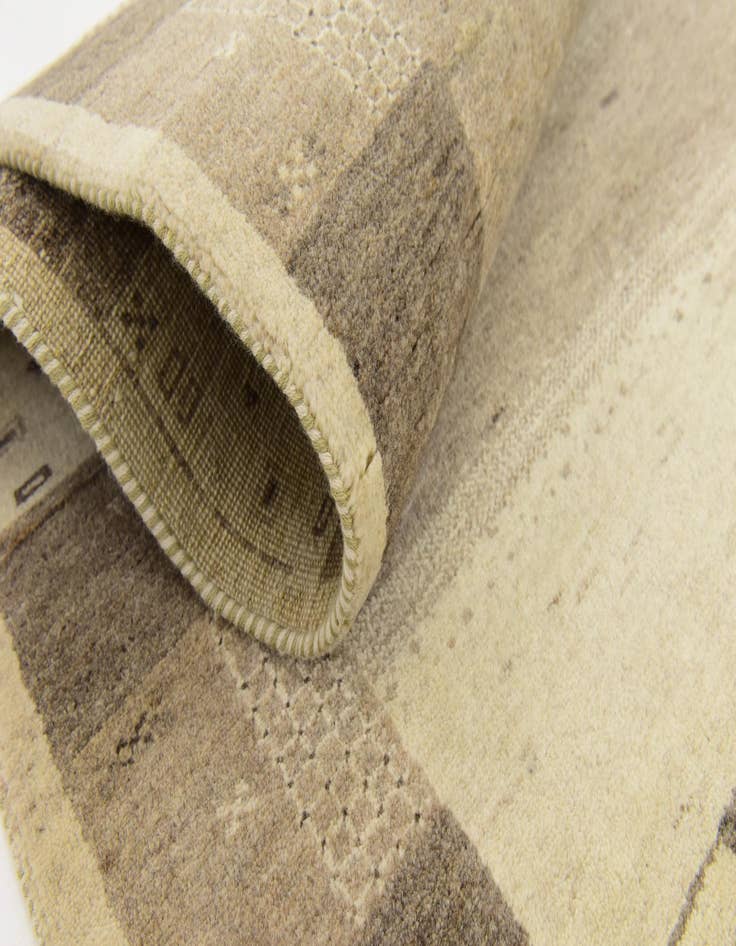 Detail image of  4' x 5' 9  Hand Knotted Kashkuli Gabbeh Wool Rug