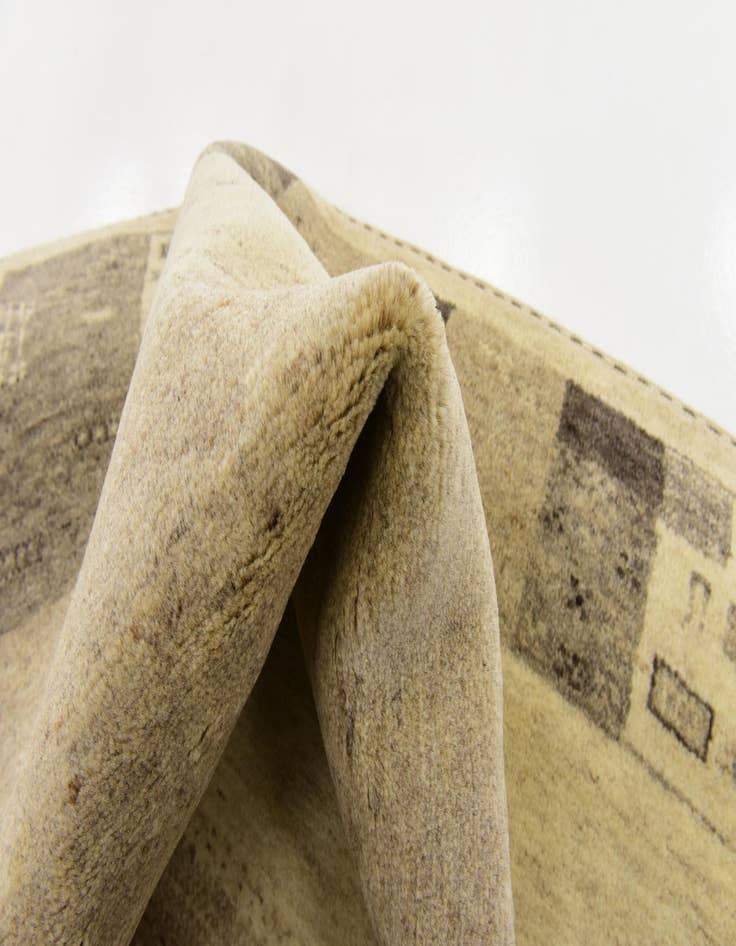 Detail image of  4' x 6' 2  Hand Knotted Kashkuli Gabbeh Wool Rug