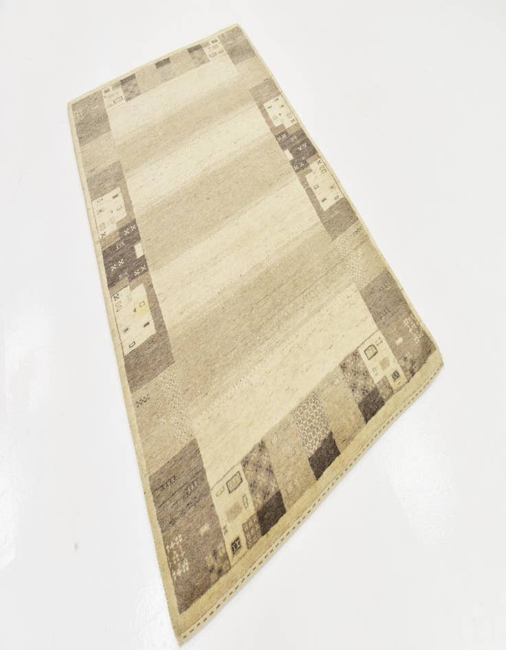 Detail image of  4' x 6' 2  Hand Knotted Kashkuli Gabbeh Wool Rug