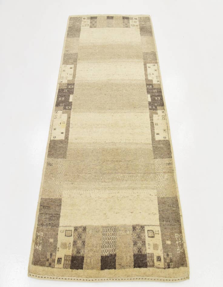 Detail image of  4' x 6' 2  Hand Knotted Kashkuli Gabbeh Wool Rug