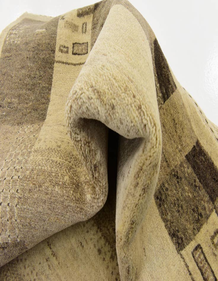 Detail image of  4' x 6' 2  Hand Knotted Kashkuli Gabbeh Wool Rug