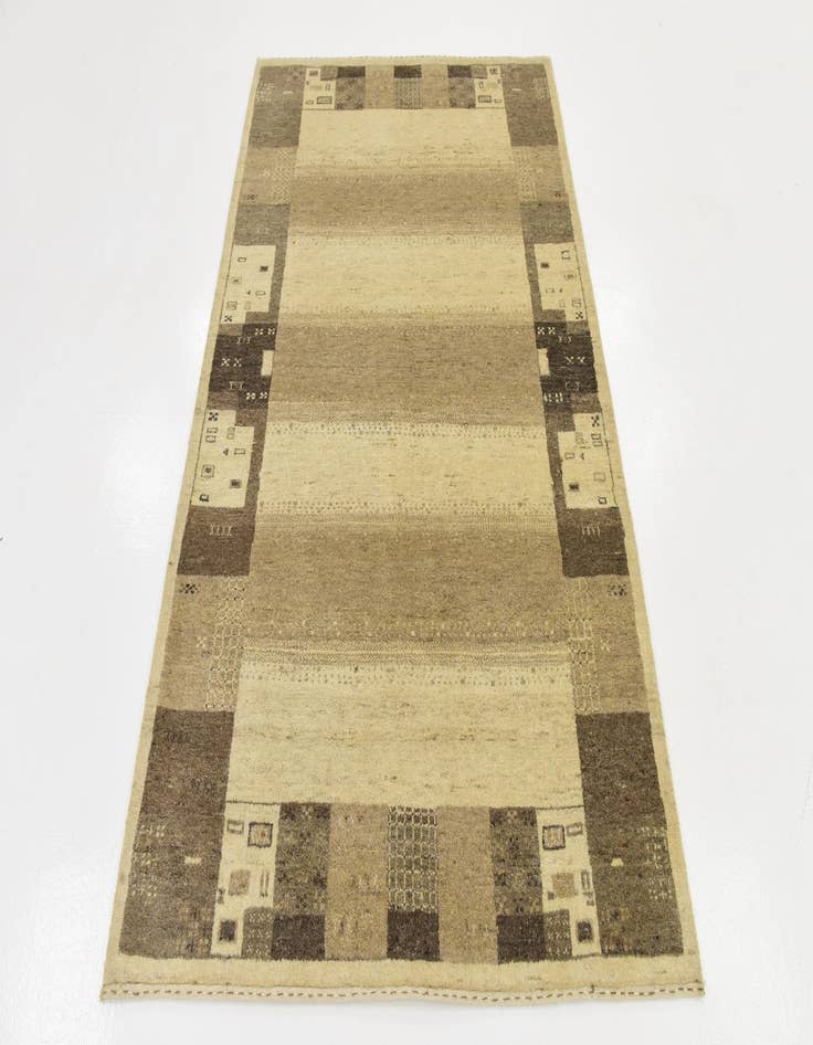 Detail image of  4' x 6' 2  Hand Knotted Kashkuli Gabbeh Wool Rug