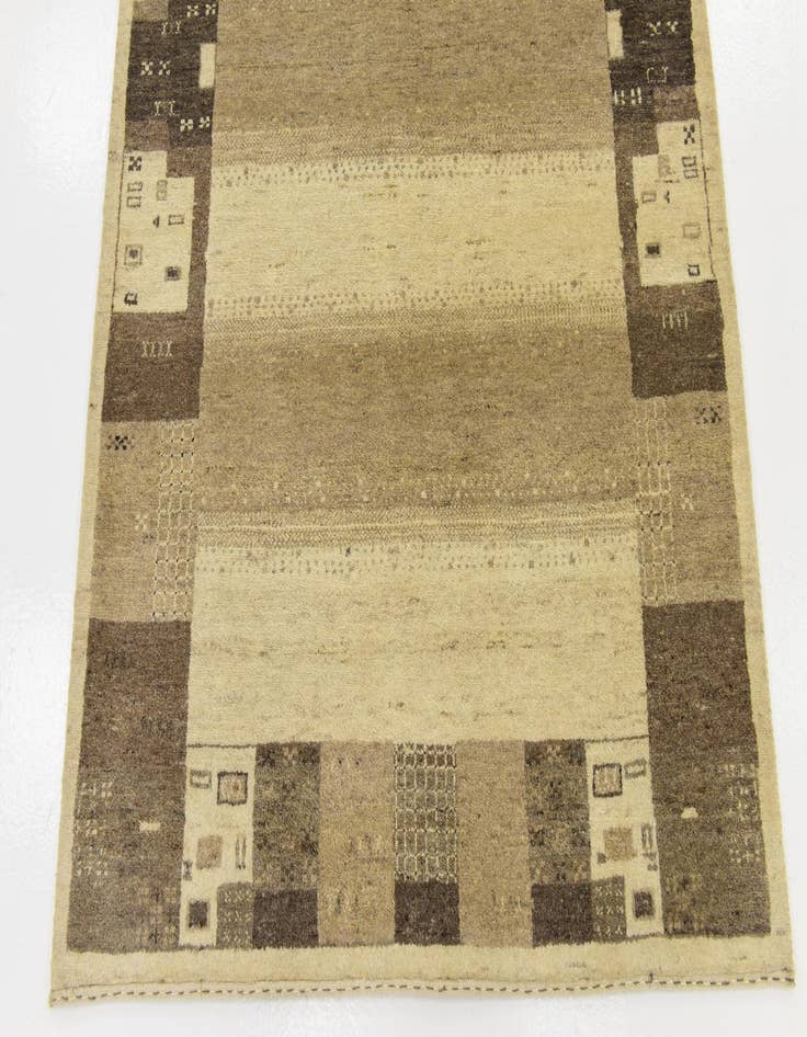 Detail image of  4' x 6' 2  Hand Knotted Kashkuli Gabbeh Wool Rug