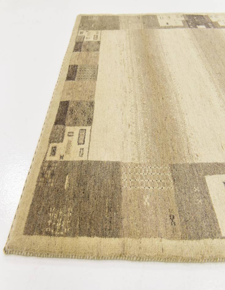 Detail image of  4' x 6' 2  Hand Knotted Kashkuli Gabbeh Wool Rug