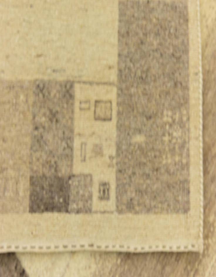 Detail image of  3' 10 x 6'  Hand Knotted Kashkuli Gabbeh Wool Rug