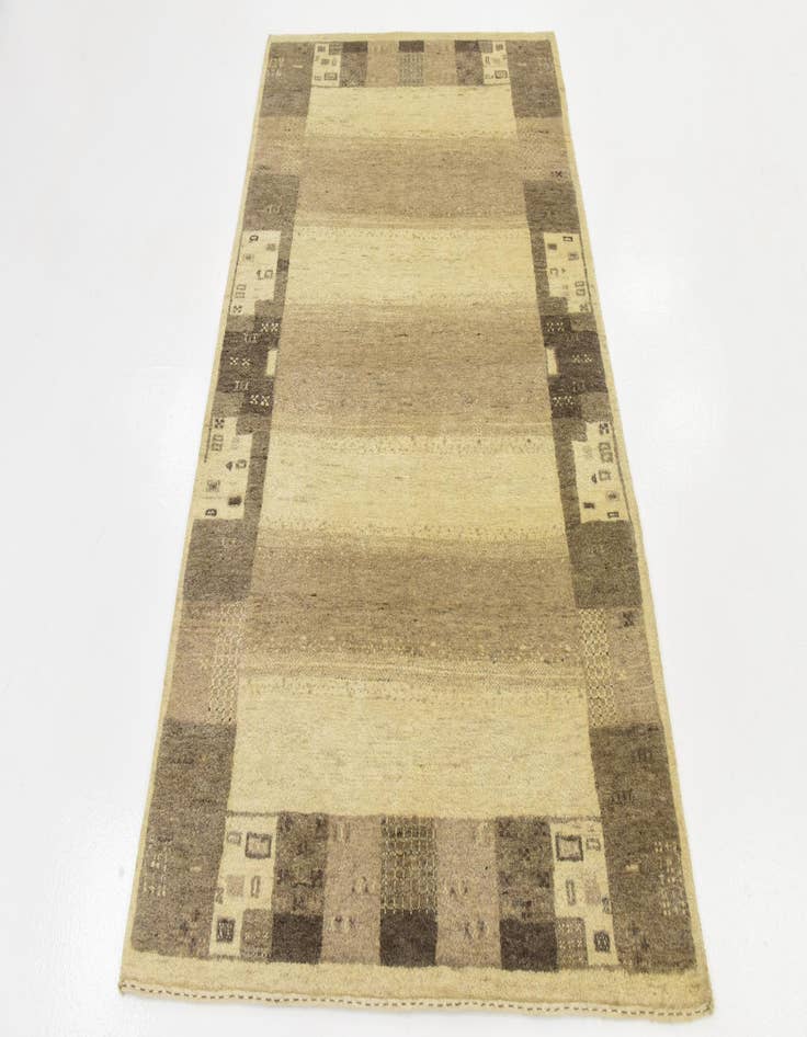 Detail image of  3' 10 x 6'  Hand Knotted Kashkuli Gabbeh Wool Rug