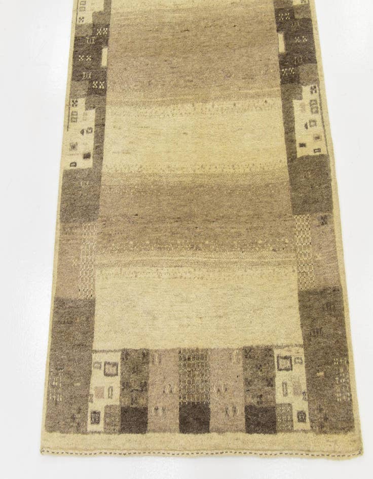 Detail image of  3' 10 x 6'  Hand Knotted Kashkuli Gabbeh Wool Rug