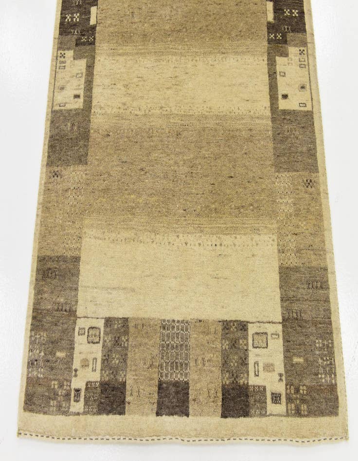 Detail image of  3' 10 x 6'  Hand Knotted Kashkuli Gabbeh Wool Rug