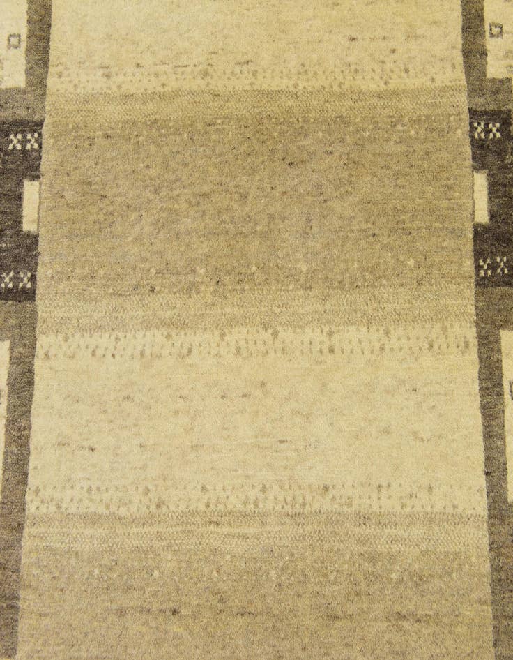 Detail image of  3' 10 x 6'  Hand Knotted Kashkuli Gabbeh Wool Rug