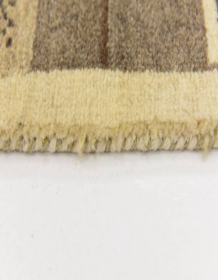 Detail image of  3' 10 x 6'  Hand Knotted Kashkuli Gabbeh Wool Rug