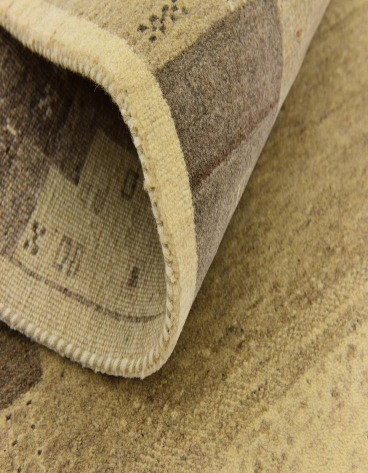 Detail image of  3' 10 x 6'  Hand Knotted Kashkuli Gabbeh Wool Rug