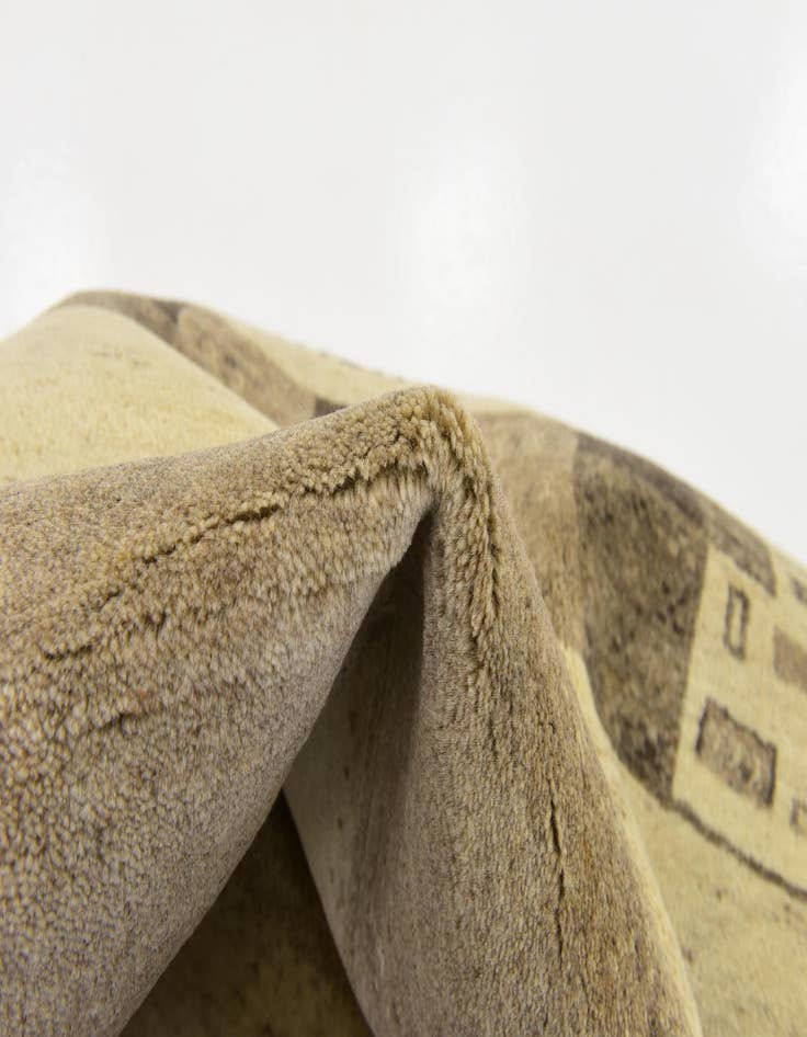 Detail image of  4' x 6'  Hand Knotted Kashkuli Gabbeh Wool Rug